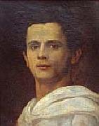 Almeida Junior Almeida Junior, Self-portrait oil painting artist